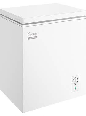 美的61升家用小冰柜冷藏冷冻冷柜
