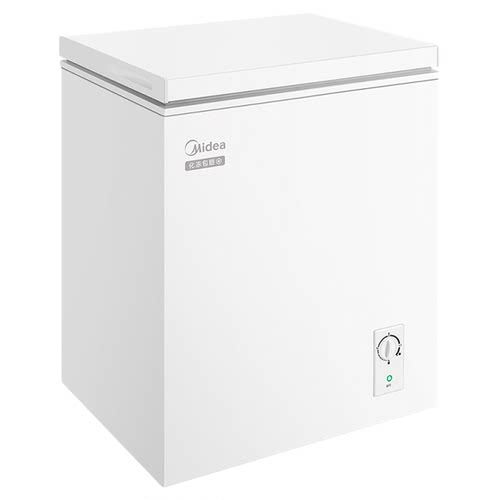 新品美的61升小冰柜家用小型冷冻冷藏商用冷柜迷你冰箱官方旗舰店