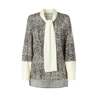 imm尹默羊毛上衣宽松立裁V领毛衫