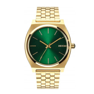 尼克松Nixon森中性男女士石英学生钢带小金表银绿色手表A045简约