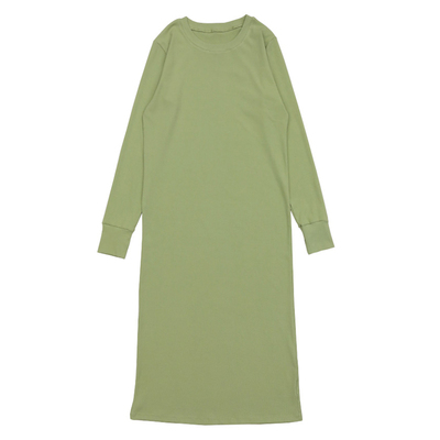 MOCA长袖素净连衣裙T恤