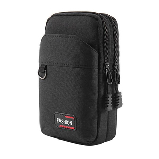 腰包男款耐磨挂腰带包工地干活中老年手机包套袋竖款立式穿皮带包