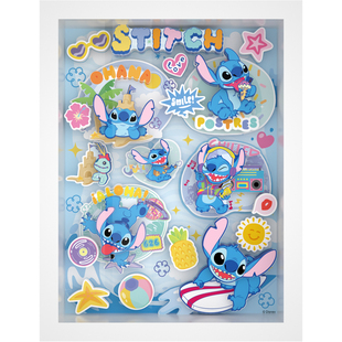 AIPUZZLE史迪仔拼图纸艺迪士尼立体拼图史迪仔益智玩具相框礼物