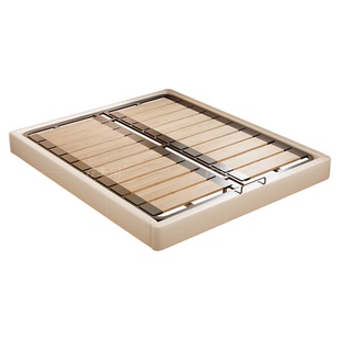 丰舍可定制储物悬浮床实木无床头榻榻米钢木排骨架小户型齐边床架