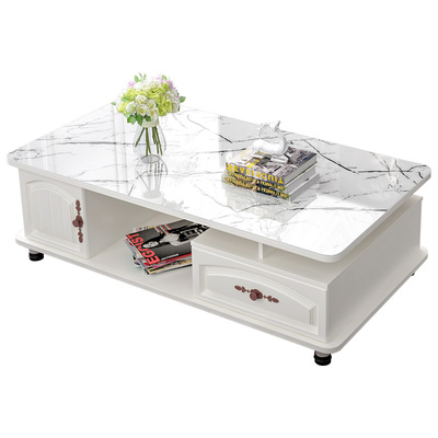 圆角茶几小户型简约玻璃小桌子