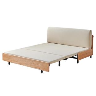 全友家居2026新款北欧猫抓布艺实木沙发客厅小户型折叠两用沙发床