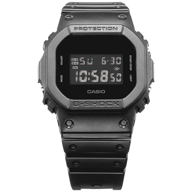 【618现货】casio旗舰店DW-5600黑色小方块学生手表卡西欧G-SHOCK