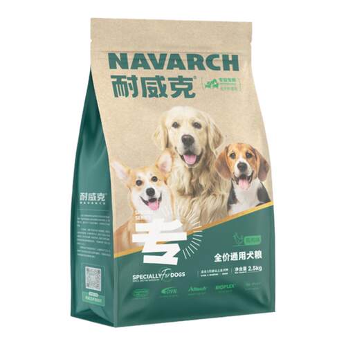 【100万+回购】耐威克狗粮通用型金毛泰迪成幼犬粮老年小型犬40斤