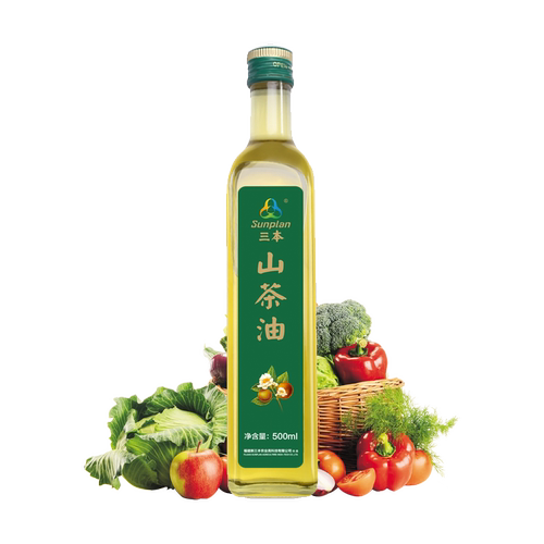 三本纯正山茶油500ml野山茶籽油食用油可外用