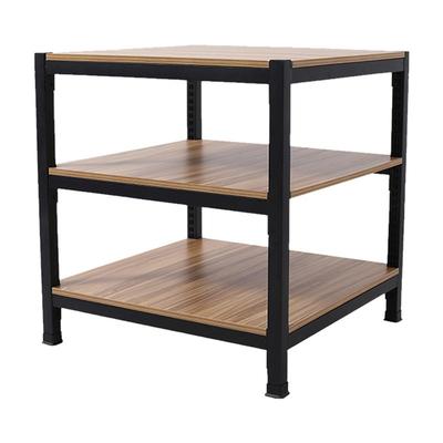 伍松超市牛奶三层堆头钢木促销台