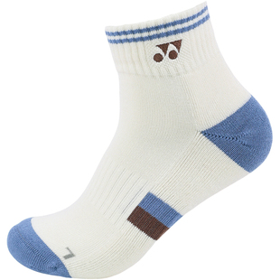 YONEX尤尼克斯羽毛球袜男款毛巾底吸汗透气男运动袜子1450126BCR