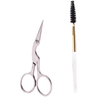 微之魅tweezerman修眉套装修眉小剪刀眉毛剪眉刷原装女士修眉工具