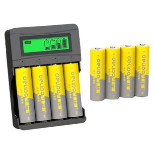 德力普5号7号充电电池1500mah大容量镍氢电池1.2v套装通用可充电