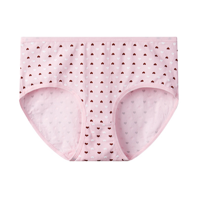 依之舍内裤女纯棉中腰100%圆点