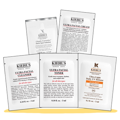 【会员专享】科颜氏体验高保湿水面霜爽肤水安白瓶尝鲜装