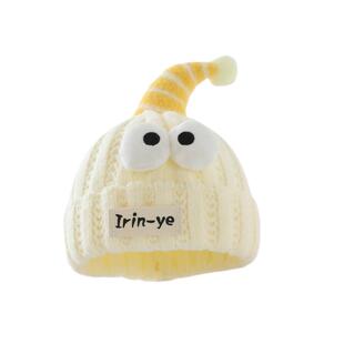 婴儿帽子秋冬超萌搞怪小月龄针织帽冬季新生婴幼儿男女宝宝毛线帽