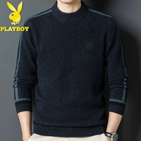 01-V1605 Сплошной цвет круглый шерстяной свитер.