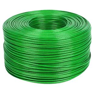 镀锌包塑带皮软钢丝绳遮阳网搭葡萄架猕猴桃百香果牵引拉线晾衣绳