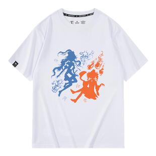 东方Project游戏周边依神紫苑同款cos服短袖t恤衫上衣服纯棉男女