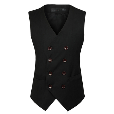 超有型！超帅气！商务休闲马甲男