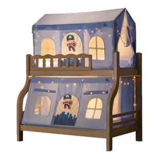 上下床蚊帐下铺床帘一体式子母床上铺专用遮光上下铺床上帐篷长2m