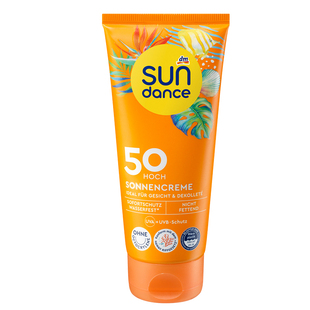 德国进口太阳舞Sundance成人防晒霜物理防晒乳液霜防水汗学生50倍