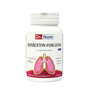 drnom英国进口肺部槲皮素调理护肺宝三效片保健养胶囊肺动力二氢