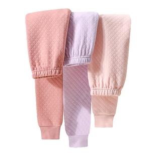 猫人儿童保暖裤三层夹棉秋冬女大童线裤纯棉衬裤全棉女童秋裤加厚