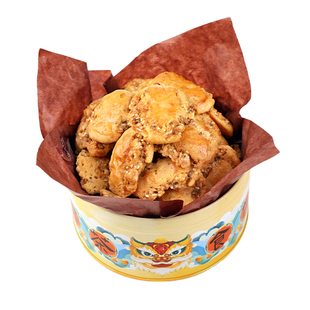 花尾渡陈皮鸡仔饼正宗广东特产传统广式糕点心零食酥饼干罐装礼盒