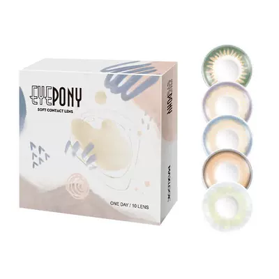 EYEPONY小王子联名美瞳日抛10片小露珠水雾丁隐形眼镜