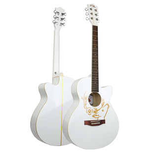 andrew安德鲁民谣吉他初学者弹唱吉它新手40寸小鹿款 儿童节礼物