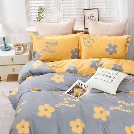 亲肤纯棉被罩250x230全棉6x7被套单件180x220x240斜纹160x210裸睡