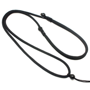 简约项链绳子编织挂件绳黄金吊坠绳水晶翡翠玉坠挂绳黑挂坠绳男女