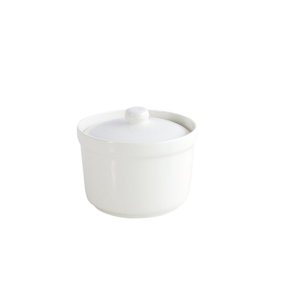 迈卡伦纯白酒店陶瓷隔水炖盅鱼翅