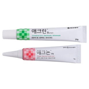 韩国东亚制药acnon祛痘组合炎症祛痘消炎火疖黑头闭口痤疮粉刺