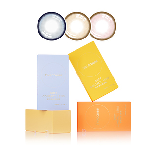 凯达美瞳半年抛棕色素颜自然大直径14.5mm隐形眼镜女WF官方正品TN