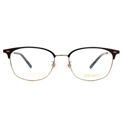 精工眼镜框HC3012商务眉线全框