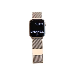 适用苹果手表iwatch10表带星光色简约米兰尼斯金属磁吸applewatch