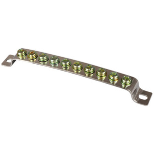 接地零排紫铜加厚3/5/7/10位接地铜排5/10配电箱接线排接线端子