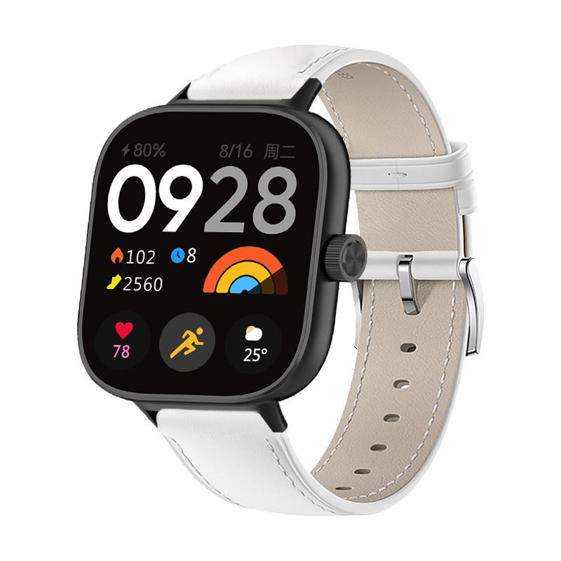 适用红米watch6/5/4表带新款真皮腕带小米智能运动手表redmiwatch替换带红米四五六代男女通用配件