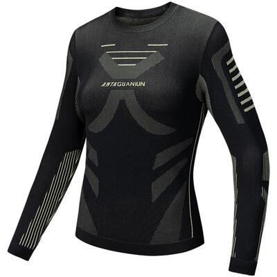 安踏冠军滑雪紧身衣保暖长T