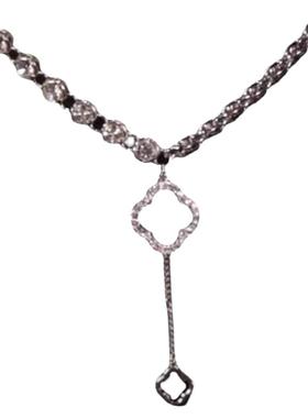 时尚百搭四叶花毛衣链