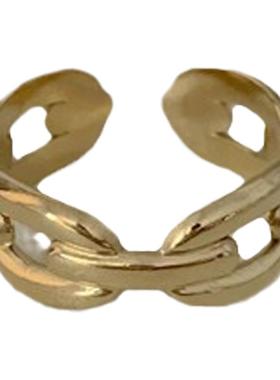 戒指轻奢小众高级感欧美时尚钛钢