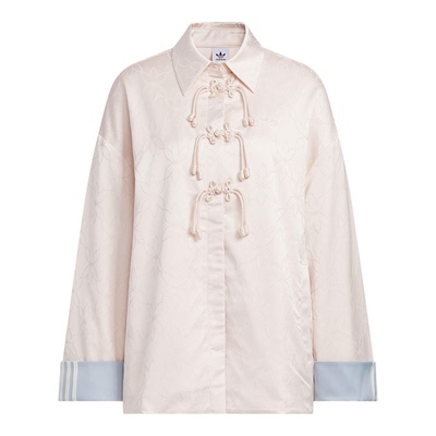 Adidas/阿迪达斯正品2025 三叶草女士经典透气复古运动外套KB6408