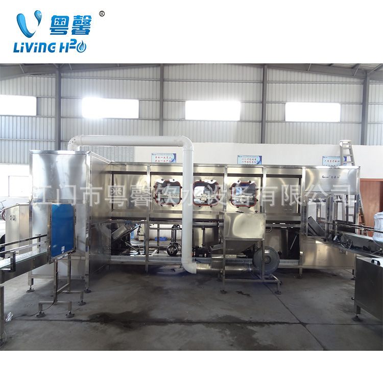 全自动桶装水灌装机 矿泉水大桶水灌装生产线 18.9升矿泉水灌装机