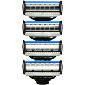 阿帕齐星海蓝5层刀片手动剃须刀