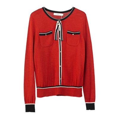 HONRN/红人羊毛混纺蝴蝶结毛衫