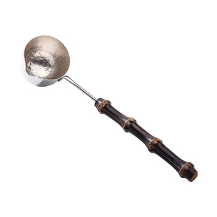 茶勺子纯银分茶器紫竹长柄茶汤勺茶铲茶则赏茶荷醒茶功夫茶具配件