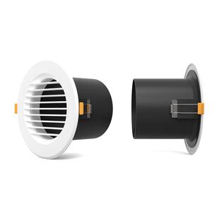 新风系统出风口罩装饰盖百叶圆形新排风口超薄通风换气出风口罩