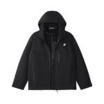 FILA FUSION斐乐潮牌上衣两件套男2026春季新款休闲宽松连帽外套